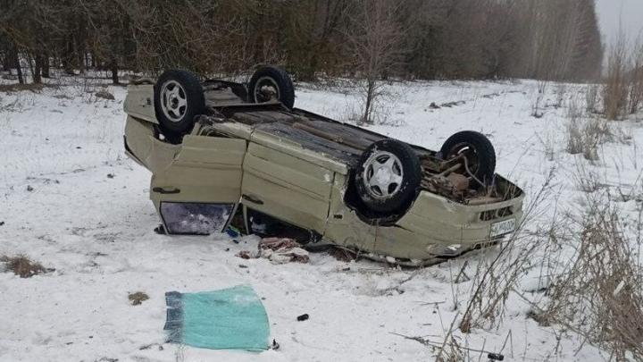 В Аркадакского районе перевернулась 