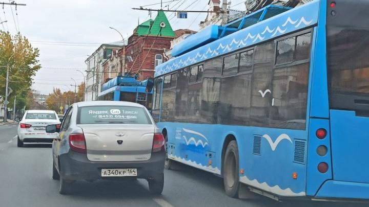 В Саратове остановились троллейбусные маршруты