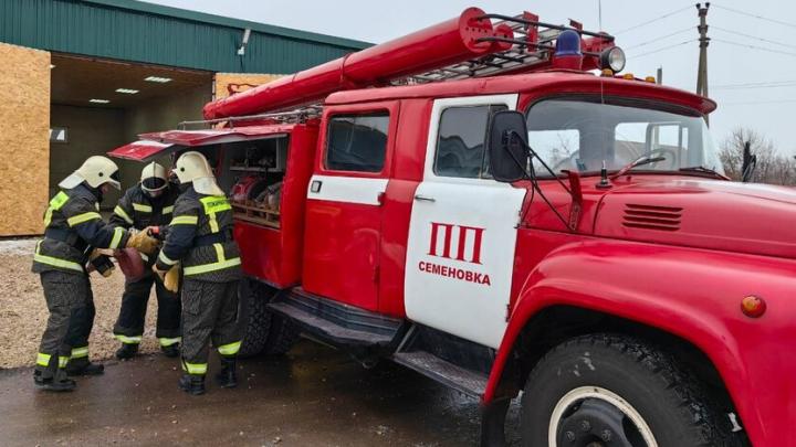 В саратовском селе открылся новый пожарный пост