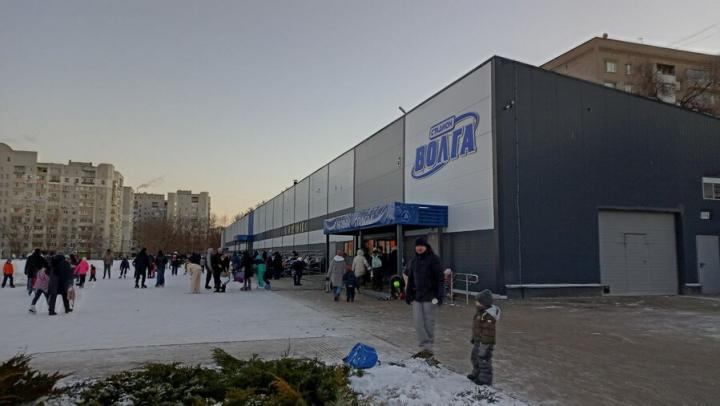 На саратовском стадионе 