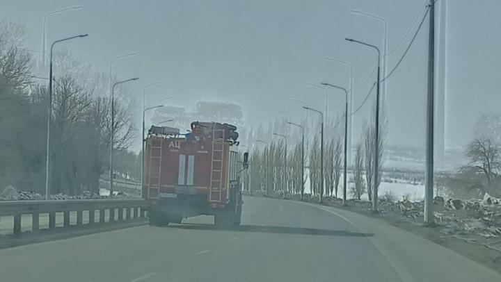 В саратовском селе сгорела баня