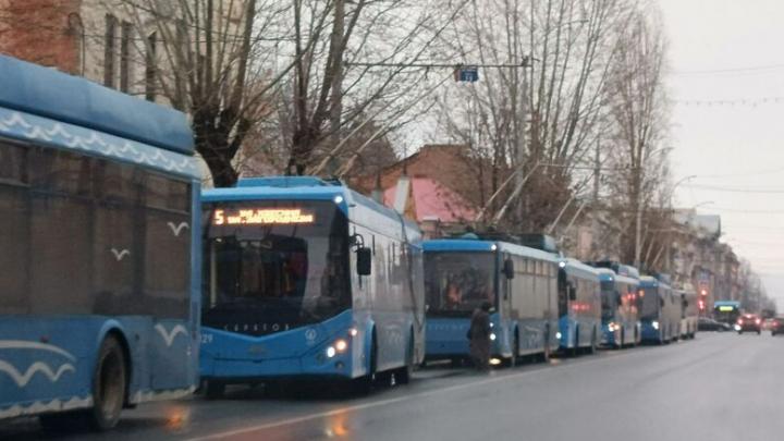 В Саратове остановят движение пяти троллейбусных маршрутов