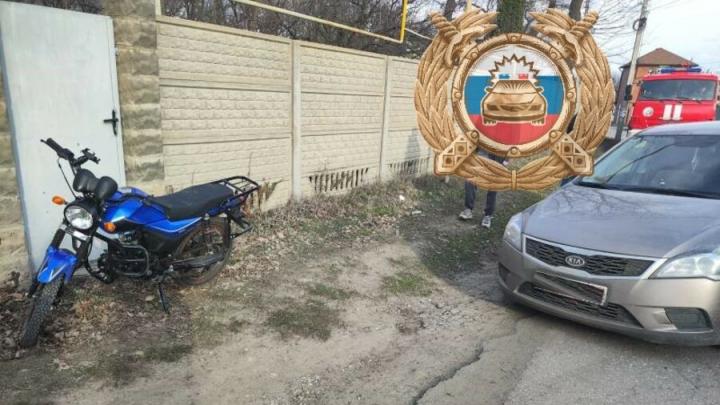 Подросток-мотоциклист попал в больницу после ДТП с иномаркой у села Усть-Курдюм