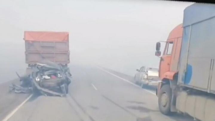 Массовое ДТП в Балаковском районе: два человека в больнице