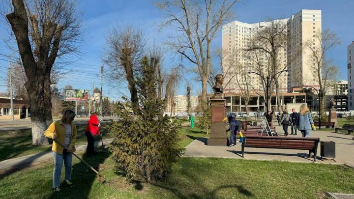 В Энгельсе проходит вторая неделя весеннего благоустройства