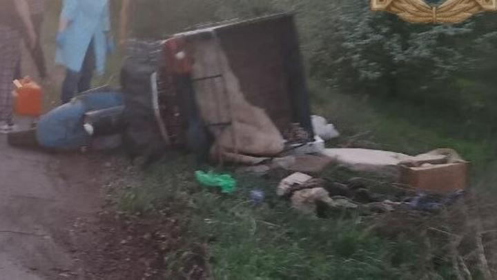 Женщина разбилась на мотороллере в Лысогорском районе