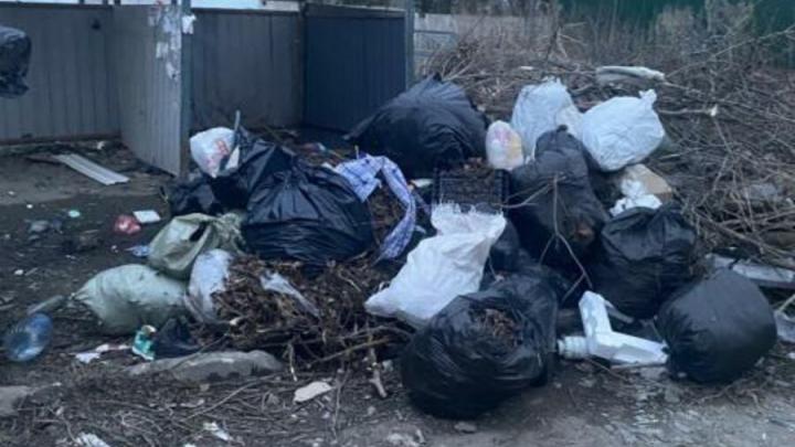 Саратовцы жалуются на неубирающийся мусор в выходные дни
