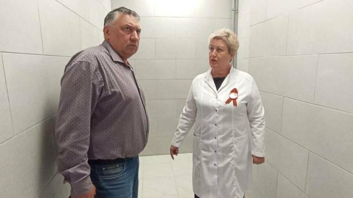 В Петровской райбольнице продолжается реконструкция терапевтического корпуса