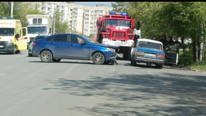 В Солнечном столкнулись две 