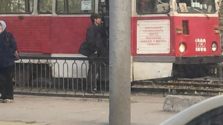 В Саратове прервано движение трамваев 8-го маршрута