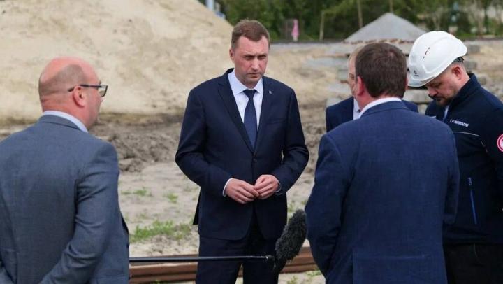 Скоростной трамвай: Роман Бусаргин предупредил московского подрядчика о недопустимости переноса сроков