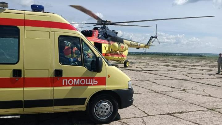 Саратовская санавиация доставила в Пензу новорожденного с пороком сердца
