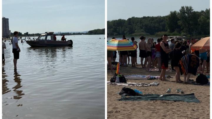 В Волге у энгельсского пляжа спасатели ищут труп утонувшей женщины