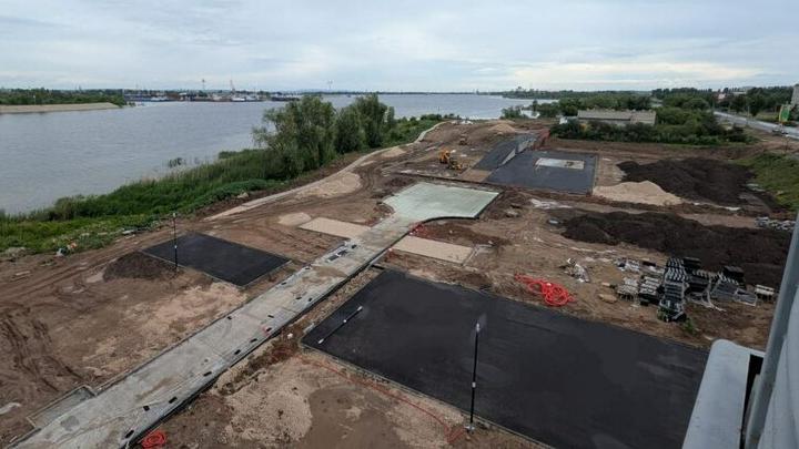 В Балаково подрядчик выбился из графика при реконструкции набережной