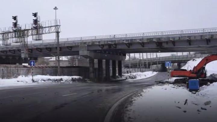 В Саратове запущено рабочее движение по новому путепроводу на Стрелке
