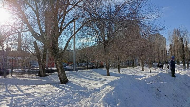 В Саратове морозный день без осадков