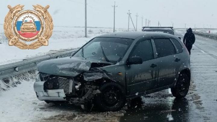 У саратовского села 