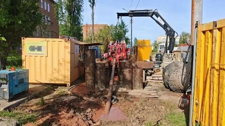 В Энгельсе начали расширять скважину для ликвидации подтопления