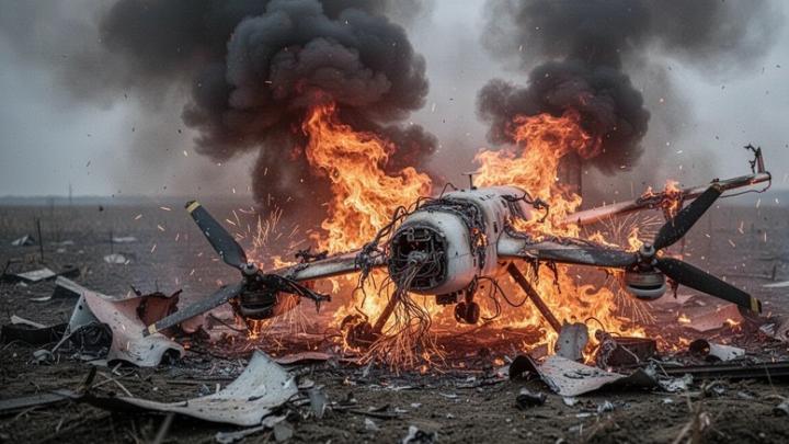 Над Саратовской областью и ещё 8 регионами за ночь сбили 121 дрон ВСУ