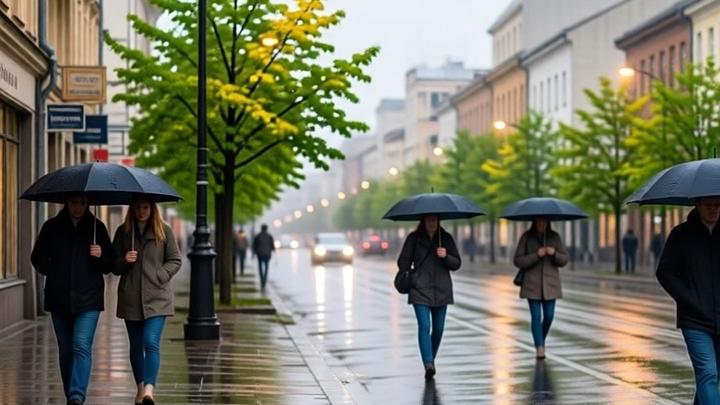 В Саратовской области прогнозируется слабый дождь