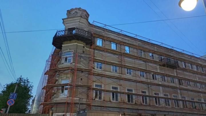 Внешние стены сгоревшей гостиницы «Россия» в Саратове сохранят при восстановлении
