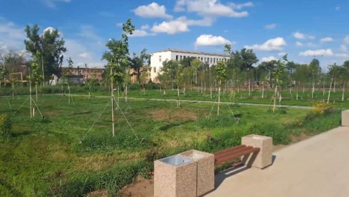 В Летном городке Энгельса строят новый парк