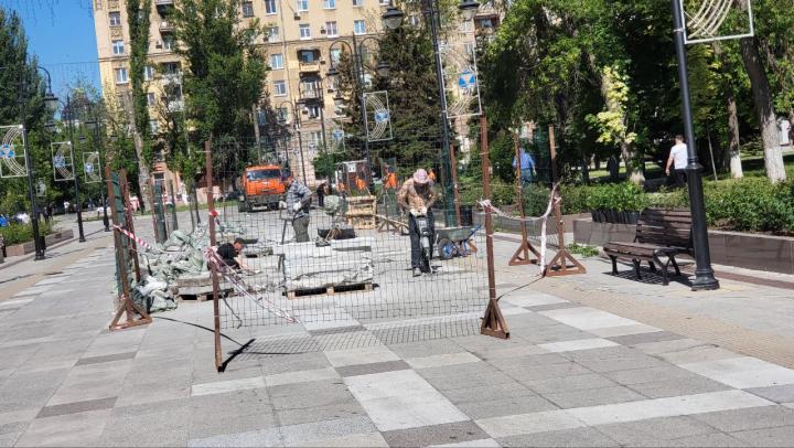 В Саратове пересмотрят ремонт Волжской: замена плитки и новые решения