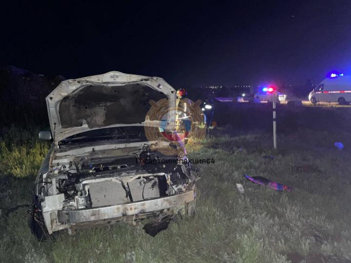 В Саратове водитель Toyota погиб, вылетев в кювет на дачной дороге