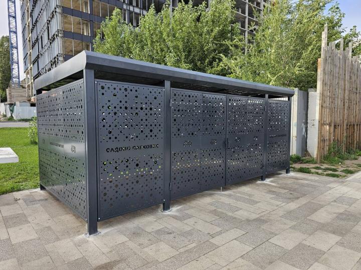 На Новой Набережной установили новые контейнерные площадки