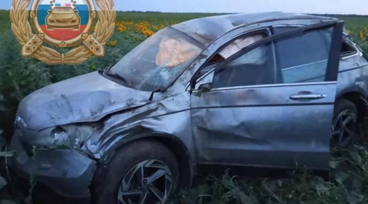 В Ершовском районе в ДТП с КамАЗом пострадал водитель Honda