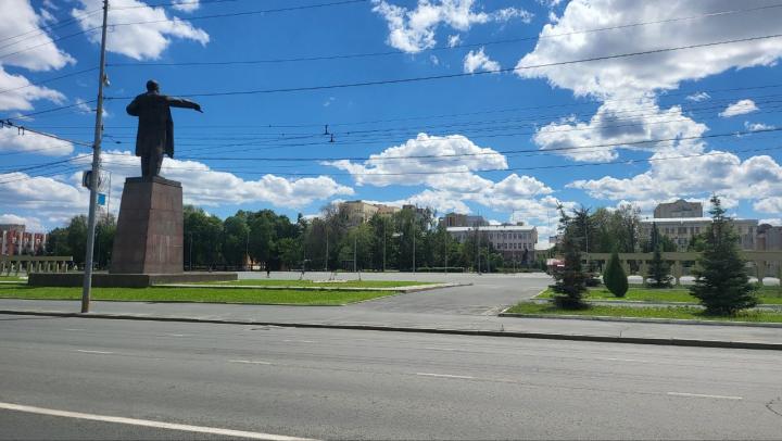 Вандалы украли кусты с Театральной площади Саратова
