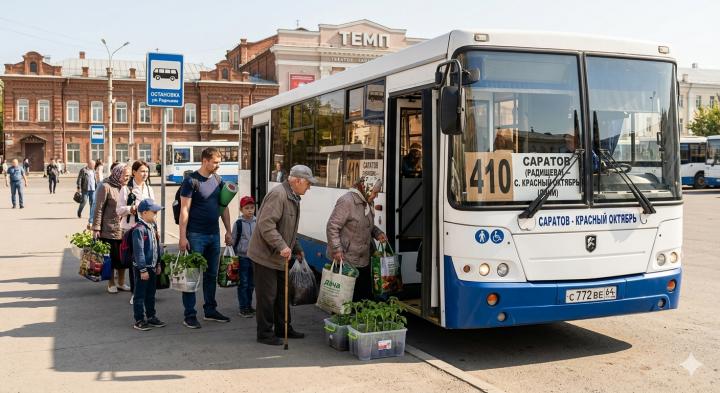 Четыре популярных автобусных маршрута из Саратова переводят на ежедневный режим