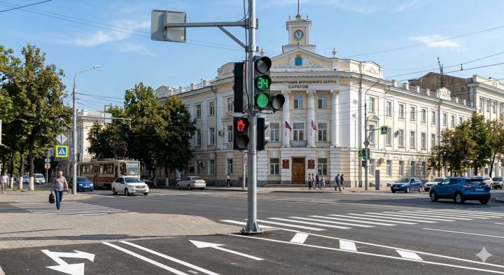Администрация Саратова объявила миллионный аукцион на закупку и установку светофоров