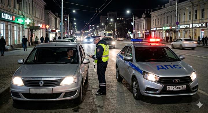 В Саратовской области за сутки поймали 22 пьяных водителя, двоим грозит тюрьма