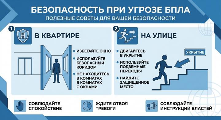 Не подходить к окнам и искать укрытие: правила поведения при атаке беспилотников в Саратове