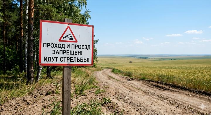 Круглосуточный запрет на полгода: жителей и охотников Саратовской области перестанут пускать на полигон «Гурьяново»