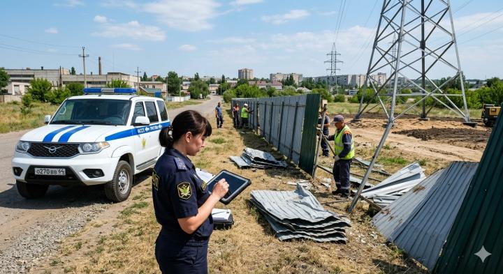 Расширил участок за счет государства: в Балакове судебные приставы заставили мужчину снести забор и выплатить 200 тысяч рублей