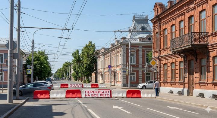 В Саратове на три месяца перекроют крупный участок улицы Чернышевского