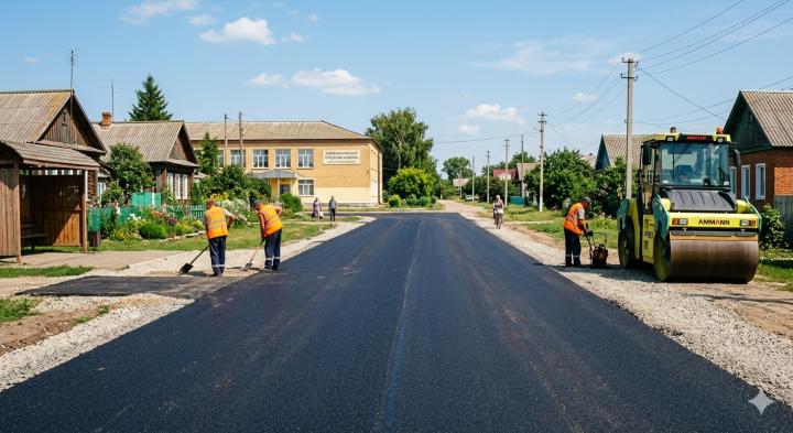 В селах Саратовской области досрочно отремонтировали 135 улиц